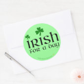 Autocollants Shamrocks verts pour une journée (Enveloppe)