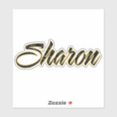 Autocollants Sharon Black Lettering (Feuille)