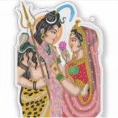Autocollants Shiva Parvati (Devant)