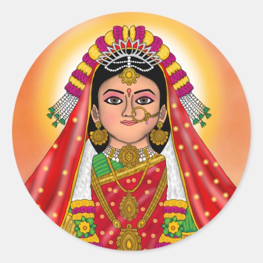 Autocollants Shree Radha (Devant)