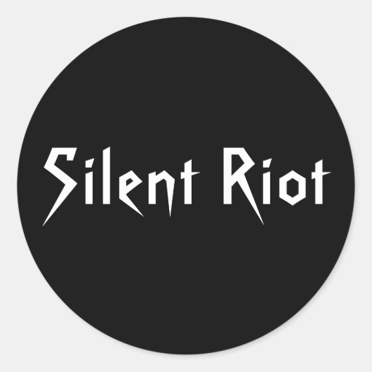 Autocollants silencieux d'émeute (Devant)