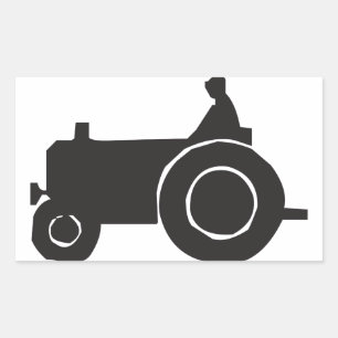 Autocollants Silhouette Tracteur