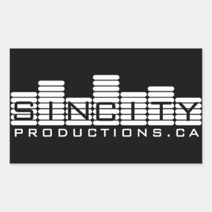 Autocollants SinCity Productions Rechthoekige Sticker