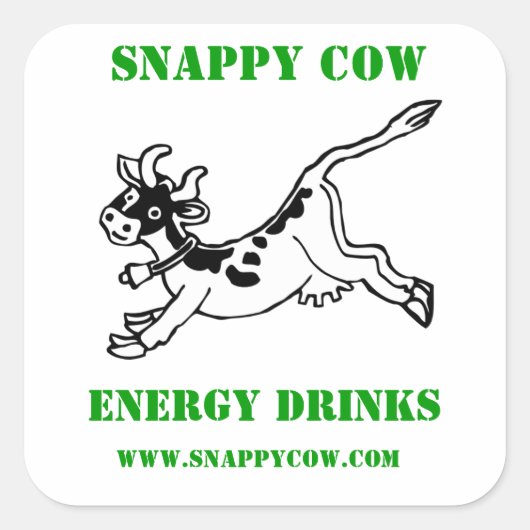 Autocollants Snappy Cow (Devant)