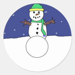 Autocollants Snowman