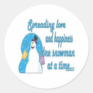 Autocollants Snowman