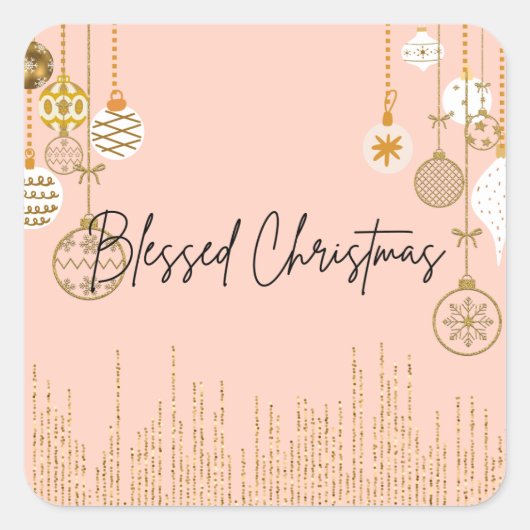 Autocollants Sparkly Christmas (Devant)