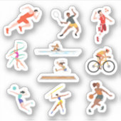 Autocollants sportifs (Devant)