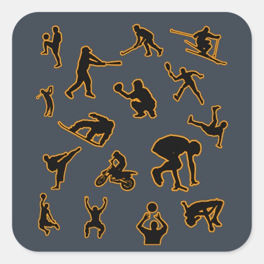 Autocollants sportifs fanatiques (Devant)