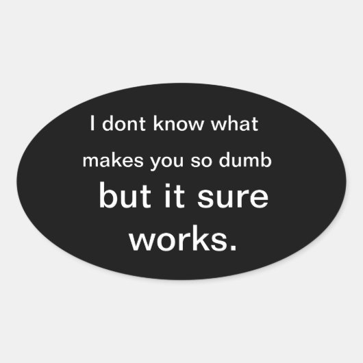 autocollants stupides (Devant)