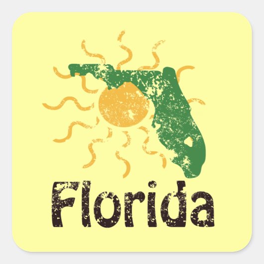 Autocollants Sunny Florida (Devant)