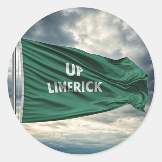 Autocollants sur le thème "Up Limerick" G.A.A. (Devant)