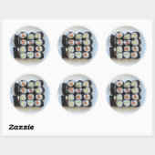 Autocollants Sushi (Feuille)