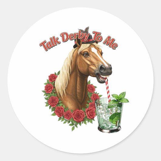 Autocollants Talk Derby To Me (Devant)