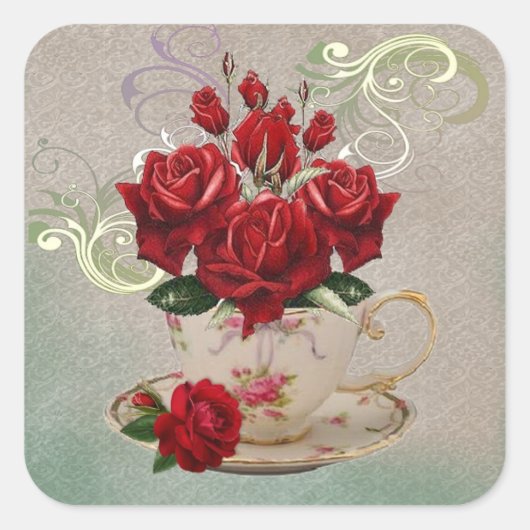 Autocollants Teacup 3 (Devant)