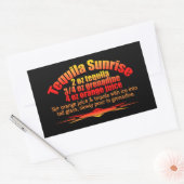 Autocollants Tequila Sunrise (Enveloppe)