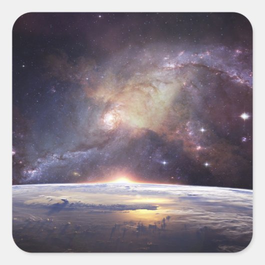 autocollants terre et espace (Devant)