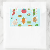 Autocollants Thème Légumes (Sac)