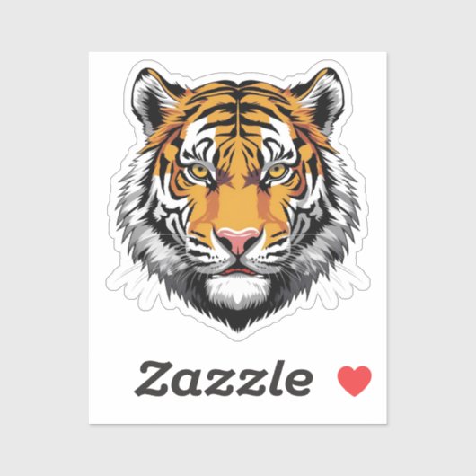 Autocollants Tigre (Feuille)