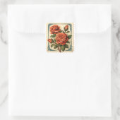Autocollants timbres Rétro Romantiques (Sac)