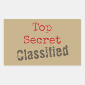 Autocollants Top Secret (Devant)