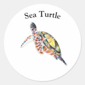 Autocollants Tortue de Mer (Devant)