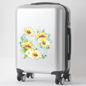 Autocollants Tournesols (Sur valise)
