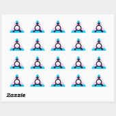 Autocollants Trans Pride - triangle, avec symbole (Feuille)