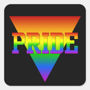 Autocollants Triangle Pride