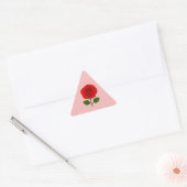 Autocollants Triangle Rose Rouge (Enveloppe)