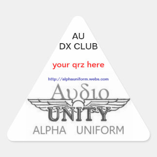 Autocollants triangulaires AU