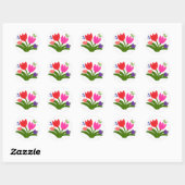 Autocollants Tulips (Feuille)