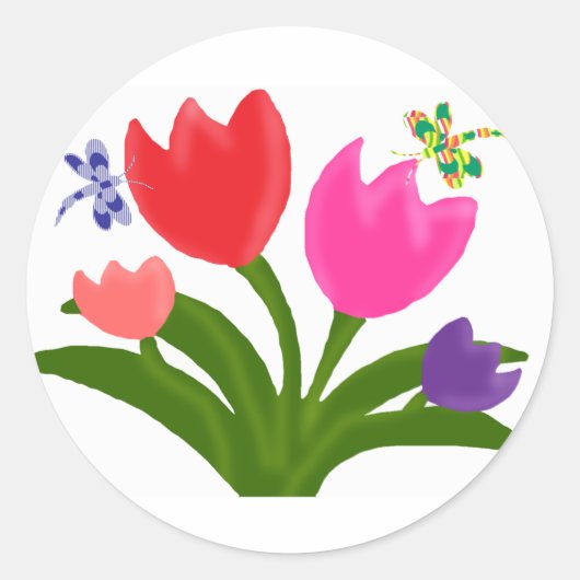 Autocollants Tulips (Devant)