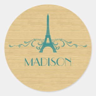 Autocollants turquoises