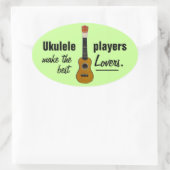 Autocollants UKULELE PLAYERS (4) (Sac)
