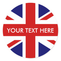 Autocollants Union Jack britanniques rondes | scel