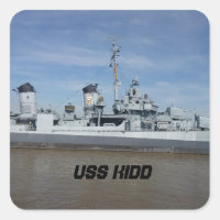 autocollants USS KIDD