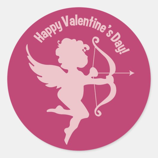 Autocollants Valentine Cupid (Devant)