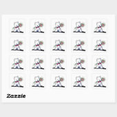 Autocollants Valentine Prince Westie (Feuille)