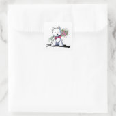 Autocollants Valentine Prince Westie (Sac)