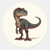 Autocollants Velociraptor - Collection Kammli Frie (Devant)