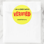 Autocollants vérifiés (Sac)