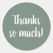 Autocollants Vert Sauge Profond (Devant)