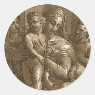 Autocollants Vierge, Enfant et Saints