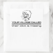 Autocollants Village Idiot (Sac)
