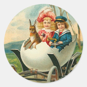 Autocollants vintages de Pâques
