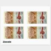 Autocollants vintages de propagande de l'aviation  (Feuille)