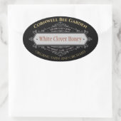 Autocollants Vintages Étiquette noir Premium (Sac)