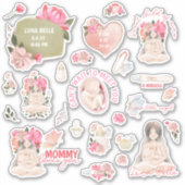Autocollants vinyle bébé et grossesse (Devant)