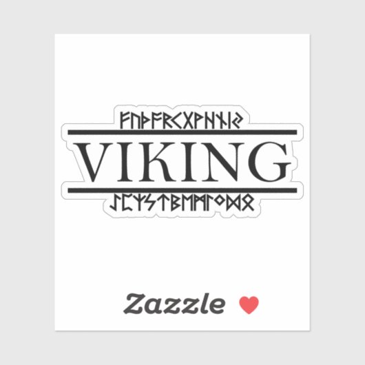 Autocollants vinyle Runes Viking (Feuille)